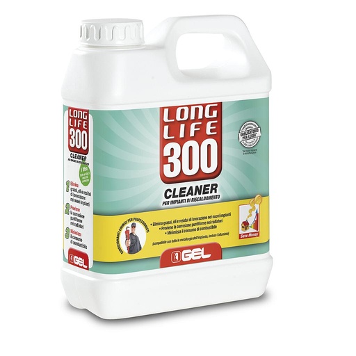 [IGE11316221] LONG LIFE 300  1 LT- DETERGENTE PER IMPIANTI TECNICI NUOVI