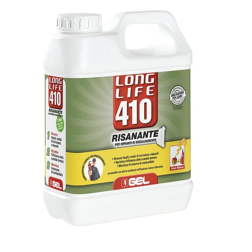 [IGE11316611] LONG LIFE 410  1 LT-RISANANTE PER IMPIANTI TERMICI A RADIATORI