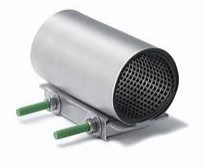 [IGEB108118] COLLARE DI RIPARAZIONE INOX 2 BULLONI 108-118