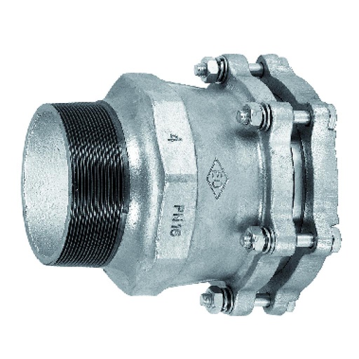 [IGEB220009] GIUNTO MASCHIO CON BULLONI IN GHISA 4"