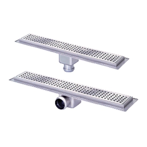 [IGEB22CL1000] CANALINA SIFONATA INOX 1000X100 USCITA ORIZZONTALE