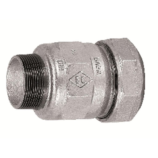 [IGEBM12] RACCORDO MASCHIO IN GHISA 1/2"