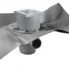 [IGH271] POZZETTO PER DOCCIA IN ABS 110 U.50 FOGLIO PVC 1200X1200CR