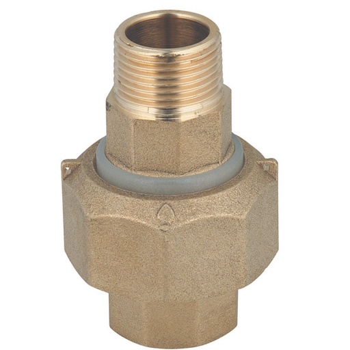 [IGREG0100] GIUNTO DIELETTRICO PER GAS 3 PZ SMONTABILE OTTONE MF 1"