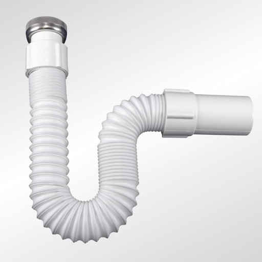 [IHSI11240] TUBO ESTENSIBILE SCARICO 1"1/2X40X70 REC CON SPIRALE METALLICA