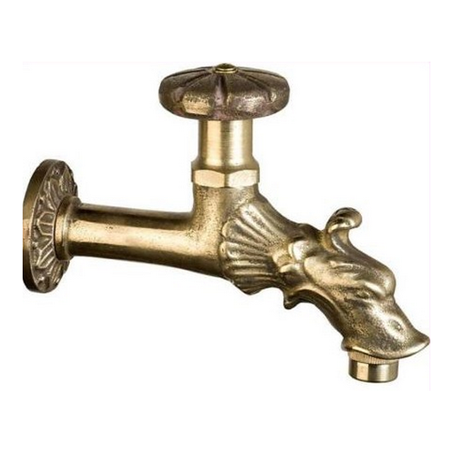 [IIDCA04] RUBINETTO ARTISTICO A SFERA CON ROSETTA 1/2"