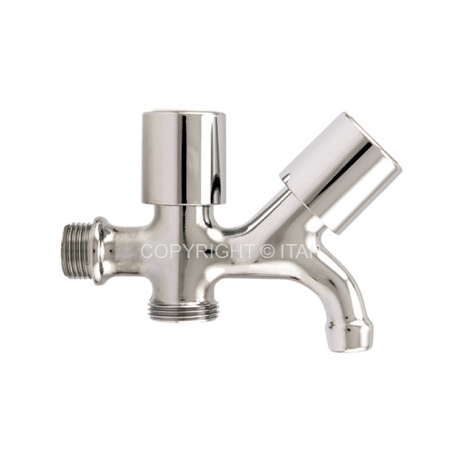 [IIT220] RUBINETTO CON ATTACCO LAVATRICE BIUSO 1/2X3/4