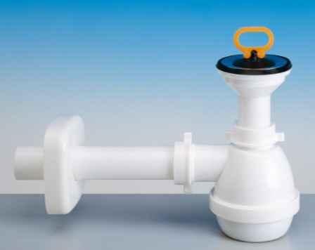 [ILR1311011] SIFONE TIPO M PP PER LAVELLO 1 VASCA D.40 CON TAPPO