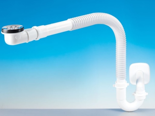 [ILR9620507] SIFONE PER LAVABO DISABILI D.40 CON GRIGLIA