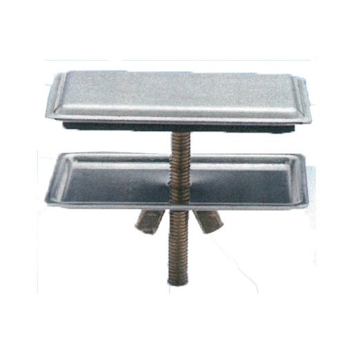 [ILRA142801] TAPPO COPRIFORO RETTANGOLARE SATINATO 69X45