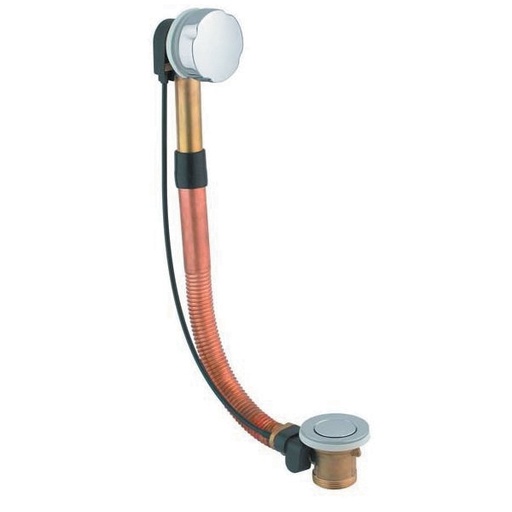 [IMAM2070] COLONNA VASCA OTTONE MANIGLIA METALLO CR