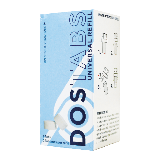 [IMNTDOSTABS] DOSTABS RICARICA UNIVERSALE POLIFOSFATO 6P/80M
