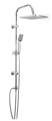 [IMT541] COLONNA DOCCIA MIX SQUARE CROMATO