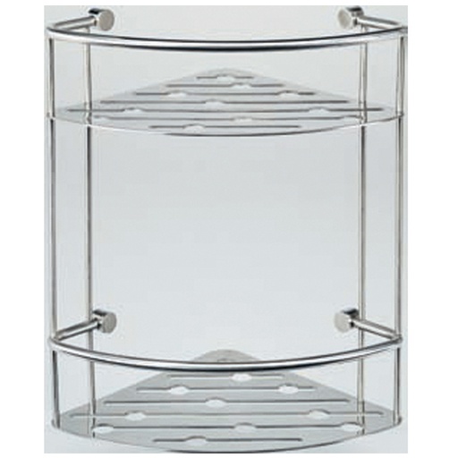 [IMT781] ANGOLARE DOPPIO ACCIAIO INOX LUCIDO