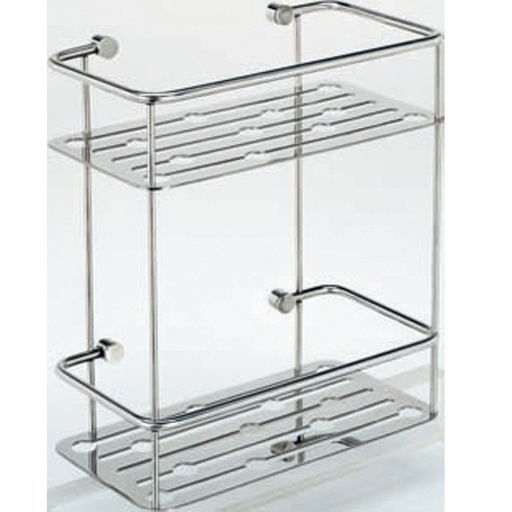 [IMT801] CESTELLO DOPPIO DOCCIA ACCIAIO INOX