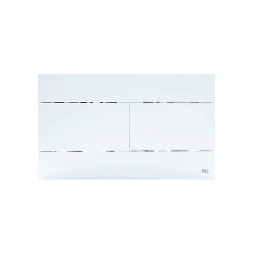 [IOLIP659041] PLACCA COMANDO SLIM 2 PULSANTI BIANCO