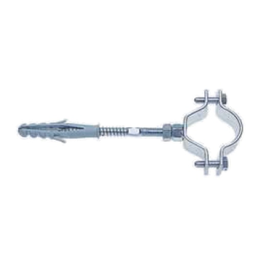 [IOT83063] COLLARE PESANTE ZINCATO CON VITE+TASSELLO  2"