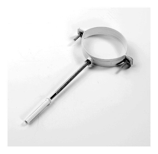 [IOT880150] COLLARE PER TUBO FUMO VERNICIATO BIANCO D.150
