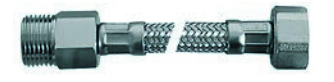 [IPA257P121260] FLESSIBILE PARINOX PROLUNGATO MP1/2"XF1/2"CM60