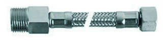 [IPA257P123825] FLESSIBILE PARINOX PROLUNGATO MP1/2"XF3/8"CM25