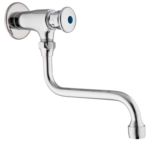 [IPB167] RUBINETTO A MURO CANNA GIREVOLE TEMPORIZZATO