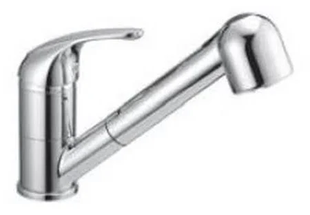 [IPB9080] RUBINETTO MONOCOMANDO LAVELLO DOCCIA ESTRAIBILE CR