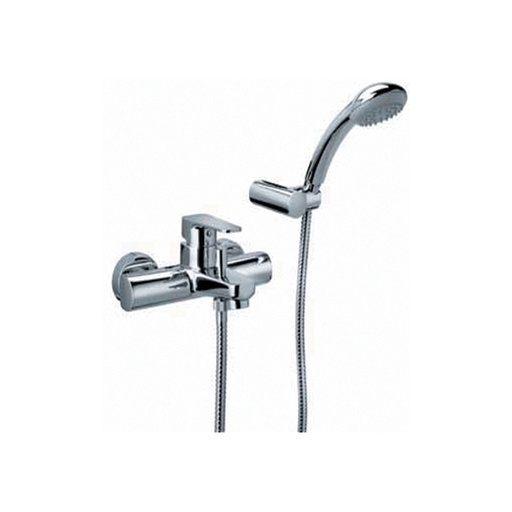 [IPFSY023] MISCELATORE VASCA CON DUPLEX+DOCCETTA TRIESTE CROMATO