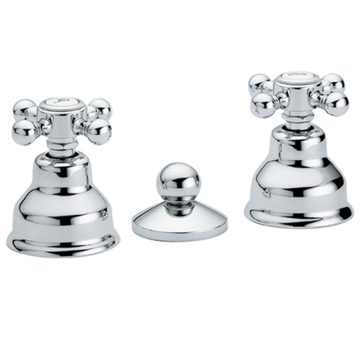 [IPFVL116] BATTERIA BIDET SCARICO AUTOMATICO 1"1/4 VIOLA