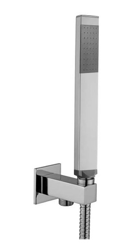 [IPFZDUP095CR] SET DUPLEX CON PRESA ACQUA QUADRO