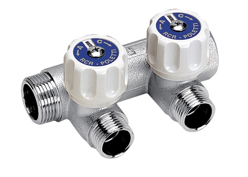 [IPL252B] COLLETTORE GIRO90 3/4 MF 24/19"FAR 2VIE