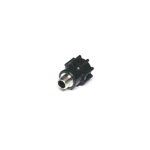 [IPLAMUV120] RACCORDO MASCHIO D.20X1/2" PPR NERO UV FITTINGS