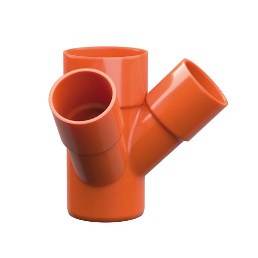 [IPRBS100] DERIVAZIONE A SCAGNO 45G D100 ROSSO