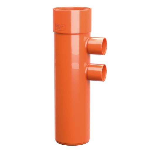 [IPRDD10050] DERIVAZIONE MULTIPLA 2VIE 100/50/50 ROSSO