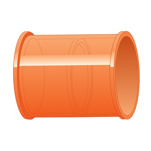 [IPRM100] MANICOTTO CON BATTENTE D100 ROSSO