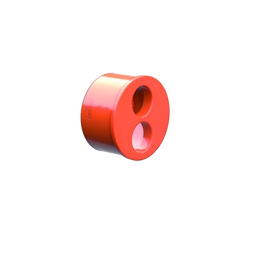 [IPRTARD1004050] TAMPONE RIDOTTO DOPPIO 100/50/40 ROSSO
