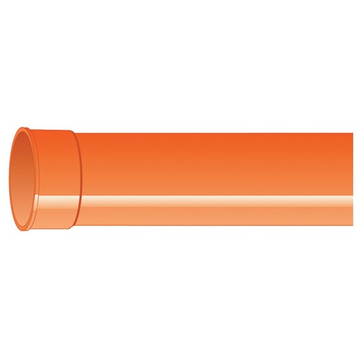 [IPRTM140P] TUBO PVC MT 1 D40 ROSSO "IIP"