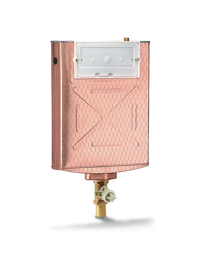 [IPU1041] PUCCI RAME INCASSO PULSANTE  BASSO 10lt