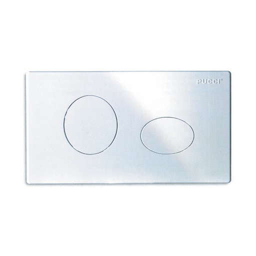 [IPUR130550] PLACCA 2018 CON TELAIO INCASSO ELLISSE ECO BIANCO