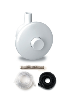 [IPUR9910] PULSANTE PNEU INCASSO PARETE BIANCO PER SARA