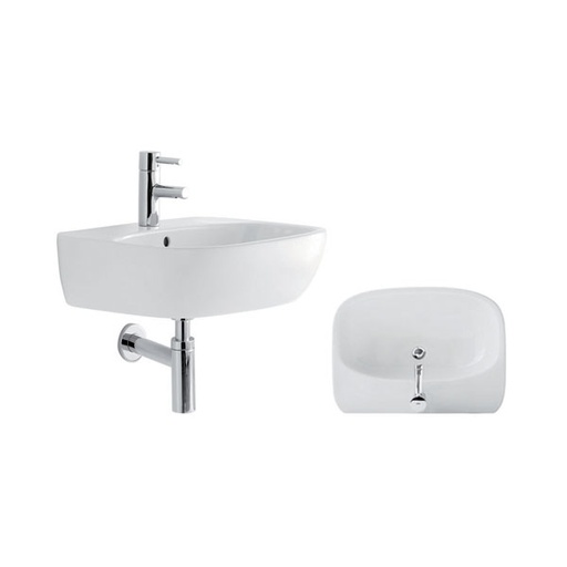 [IPZ50050] LAVABO CM. 60 BIANCO  FANTASIA 2