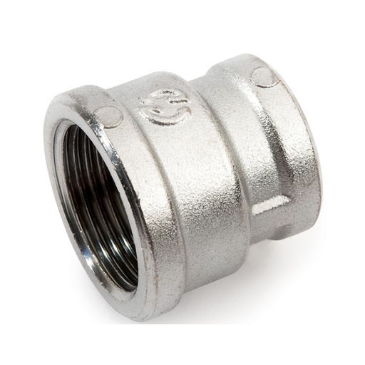 [IRC2401141] MANICOTTO RIDOTTO CROMATO  FF. 1" 1/4 x 1"