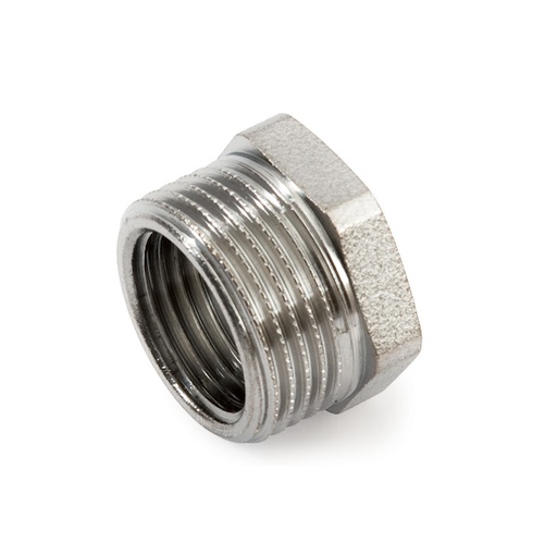 [IRC241112] RIDUZIONE OTTONE CROMATO 1"x1/2"
