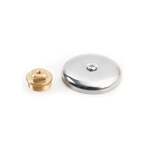 [IRC4712] TAPPO MASCHIO CON ROSONE 1/2" CROMATO