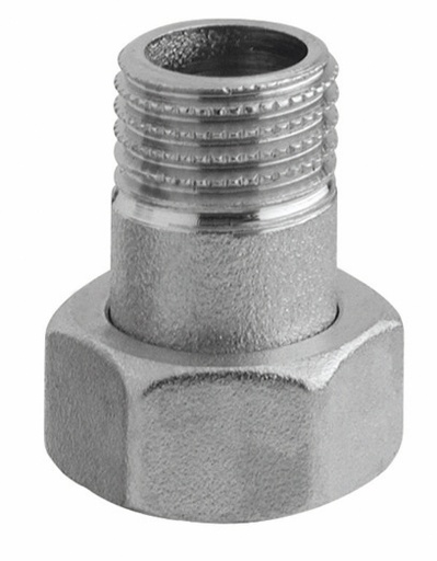 [IRC500012] CODOLO CON CALOTTA CROMATO 1/2"X1/2"