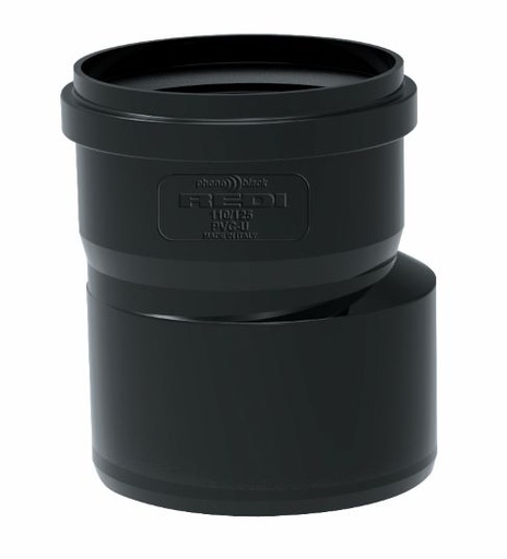 [IRDA50100] AUMENTO ECCENTRICO D.50/100 NERO FONOISOLANTE