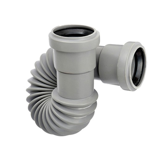 [IRDCOU40] MANICOTTO FLESSIBILE IN PVC D.40 COUDIX GRIGIO