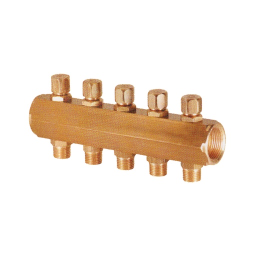 [IRICOL5] COLLETTORE A  BARRA 3/4 FF 1/2" 5USC/M M/OTT