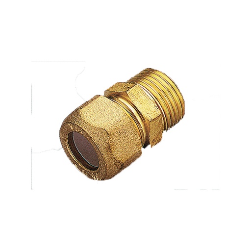 [IROB160122] RACCORDO MASCHIO OTTONE BLOCCARE 1"X22