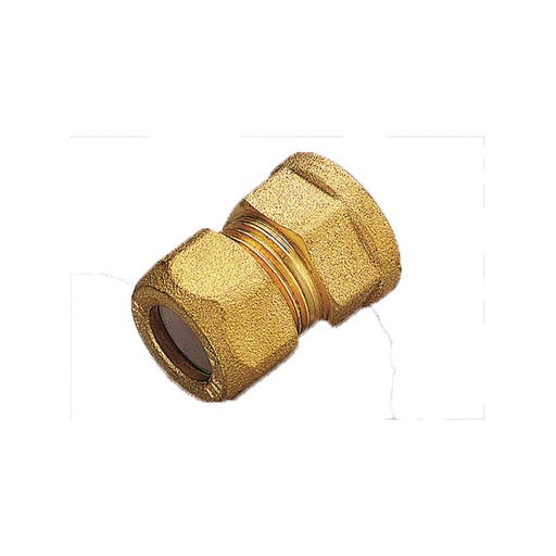 [IROB1613814] RACCORDO FEMMINA OTTONE BLOCCARE 3/8"X14