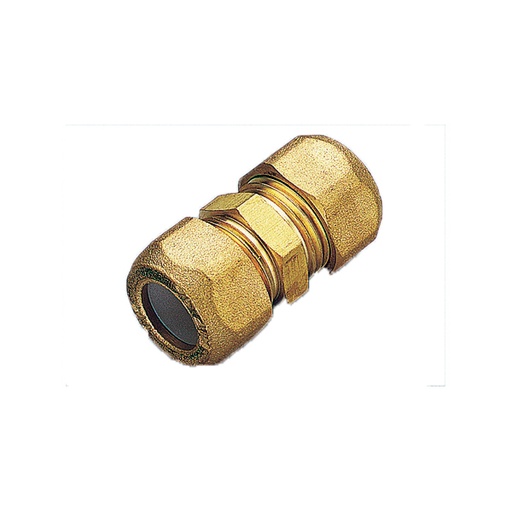 [IROB16212] RACCORDO DOPPIO OTTONE BLOCCARE 12X12 R